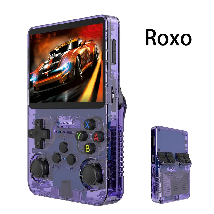 Console Portátil Retrô R36S — Tela IPS 3,5" — 64GB — Frete Grátis